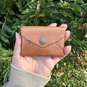 BNNU: Mini Daisy Wallet in Havana (Portland Leather Goods)